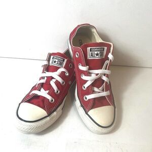 Converse Chuck Taylor All Star Low Top Classic Red Canvas Shoe Women's 6 Lace Up